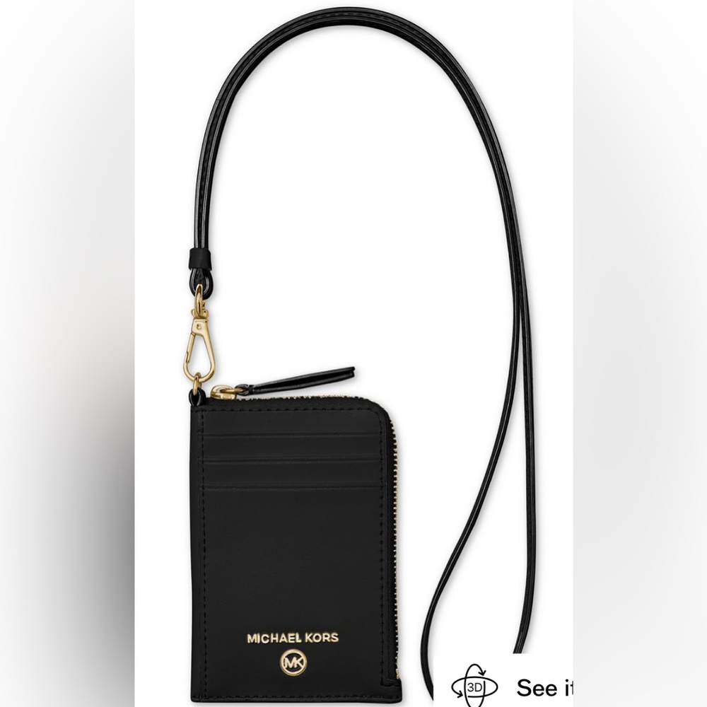 Michael Kors Jet Set Charm Small Leather ID Lanyard